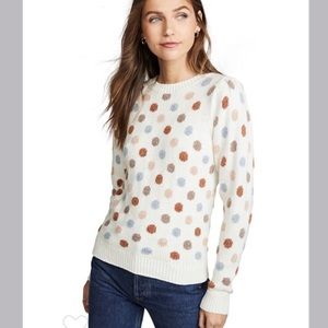 Rebecca Taylor LA VIE sweater Jacquard Ivory